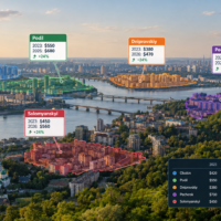 Оренда квартир Київ — зміни цін за три роки 2023–2026