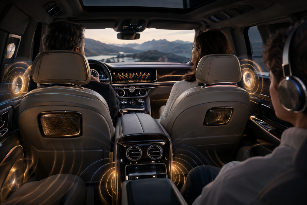 Салон Bentley Torcal з акустичною системою що імітує звук V8