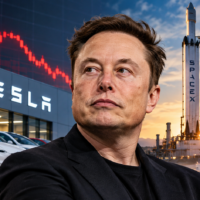 Прибуток Tesla впав на 43%, а Маск готує злиття зі SpaceX