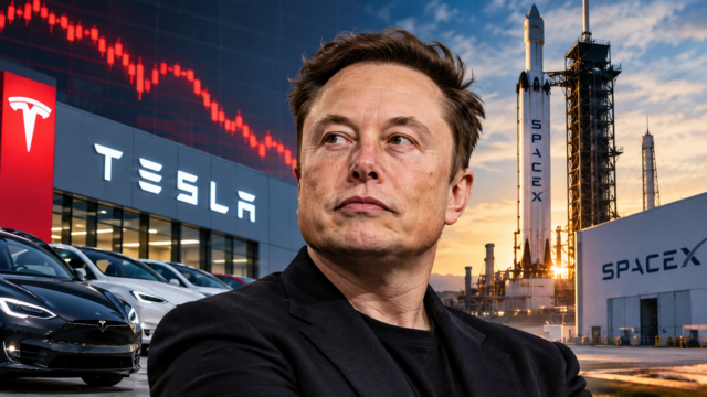 Tesla profit falls 43% as Musk prepares merger with SpaceX