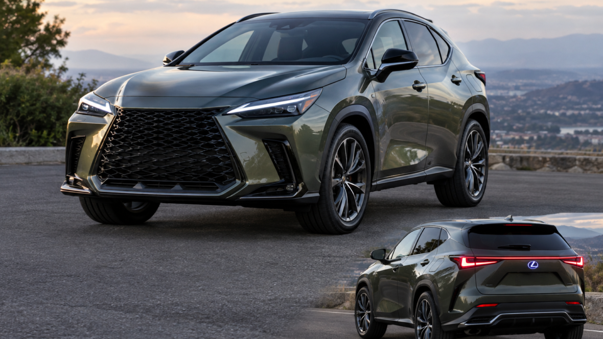 Оновлений Lexus NX з підсвіченим логотипом