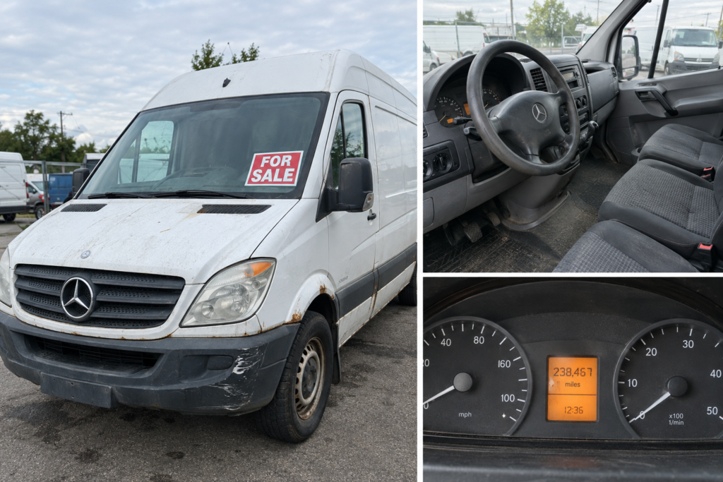 Mercedes-Benz Sprinter з ознаками використання і пробігом
