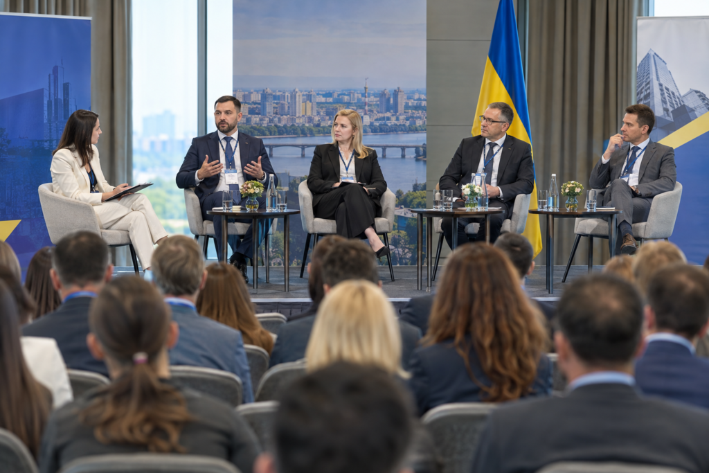 панельна дискусія фінансових директорів на сцені
