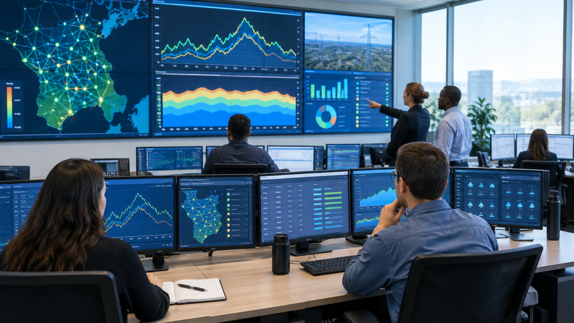 grid operators coordinating demand response with screens