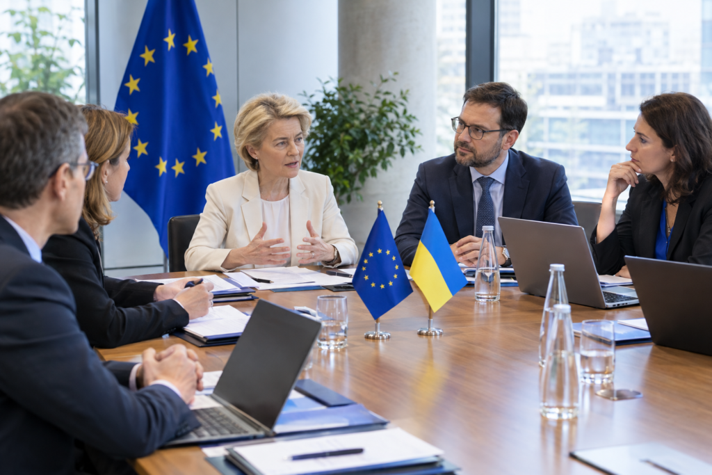 представители ЕС за столом переговоров