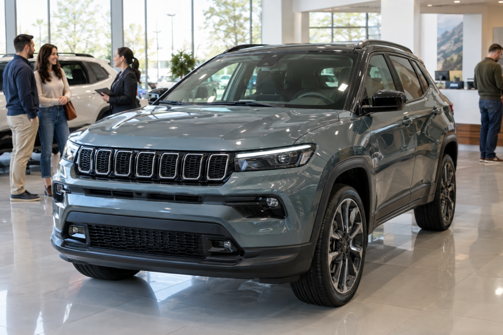 Jeep Compass 2027 в дилерском автосалоне