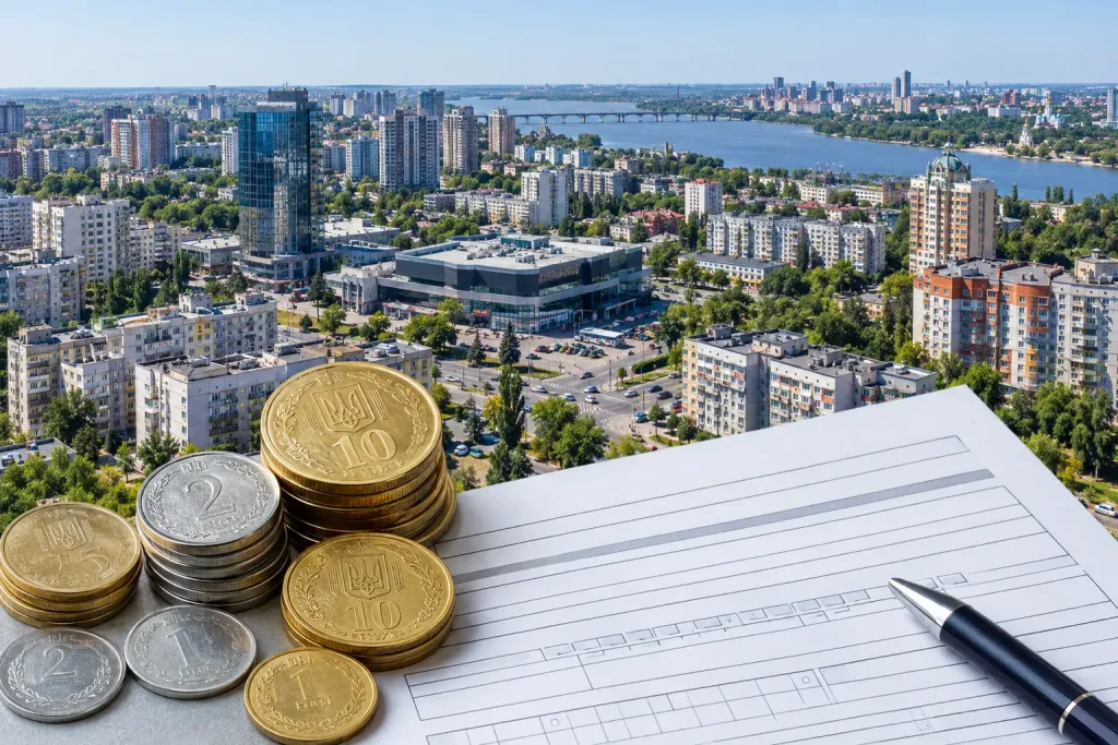 Місто з будинками і податковою звітністю