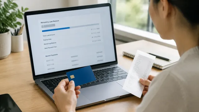 The first payment and full repayment of a 50 000 UAH loan