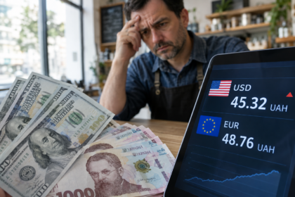 Євро падає і долар в Україні перевищив 45 грн