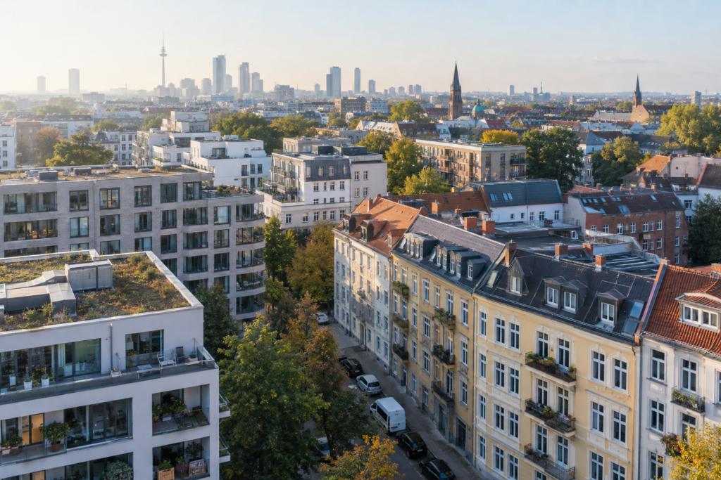 Квартири в європейських містах на загальному плані