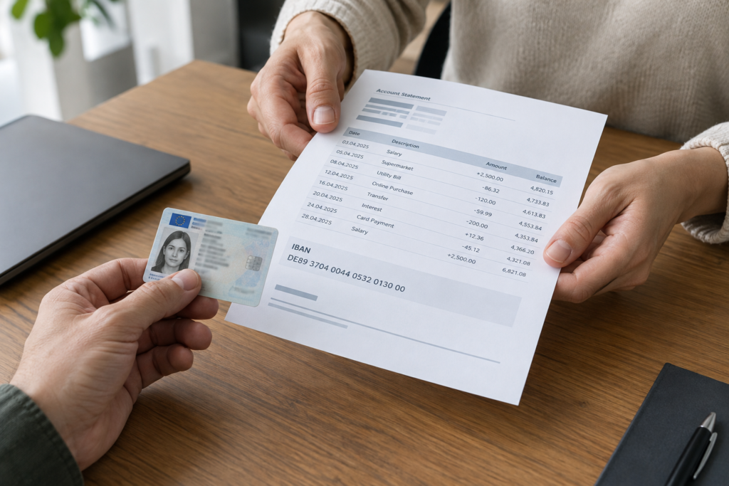 Обмін документами: паспорт і банківські реквізити українською