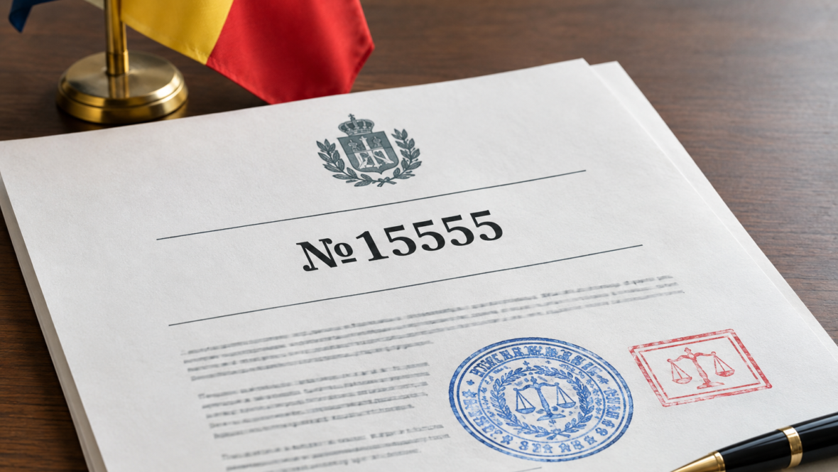 Close-up of bill document and flag