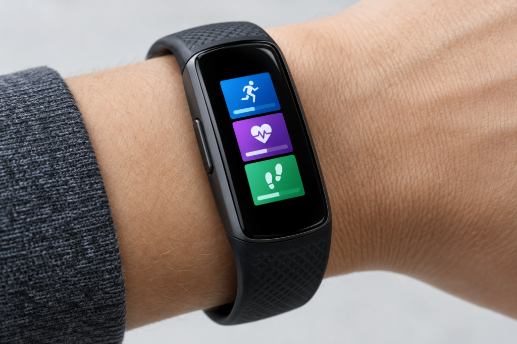 Fitbit Edge — трекер на запястье с OLED-дисплеем
