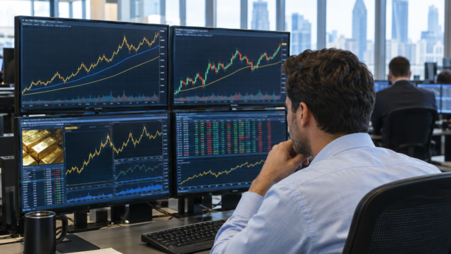 Цена золота опустилась: спот $4131,62, Brent выше $109