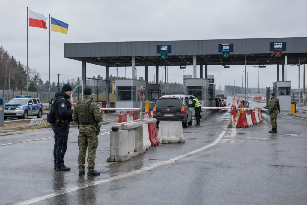 пункт пропуска на польско-украинской границе