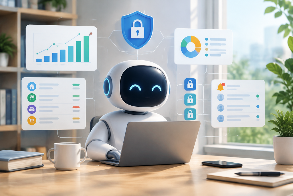 ai agent controlling financial permissions and alerts