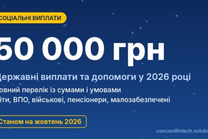 Державні виплати та допомоги у 2026 році: повний перелік із сумами