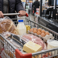 Food prices over four years of war — herring has doubled, butter and meat almost too