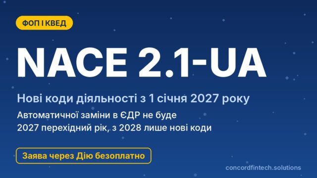 КВЕД 2010 меняют на NACE 2.1-UA: что делать ФОП до 2027 року